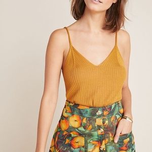 Ribbed Knit Camisole by Anthropologie, Size M top